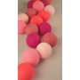 LUCI HAPPY LIGHTS ROSANNA fila 35 palline colorate in corda con lampadine LED e spina Happy Lights - 3