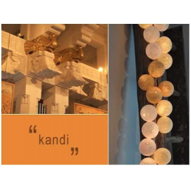 LUCI HAPPY LIGHTS KANDI fila 35 palline colorate in corda con lampadine LED e spina Happy Lights - 1