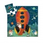 PUZZLE DA 16 PEZZI giganti NAVETTA SPAZIALE gioco RAZZO scatola sagomata DJECO DJ07271 età 3+ Djeco - 2