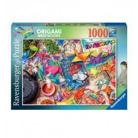 PUZZLE ravensburger ORIGAMI MEDITATIONS originale 1000 PEZZI meditazione 50 X 70 CM
