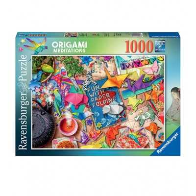 PUZZLE ravensburger ORIGAMI MEDITATIONS originale 1000 PEZZI meditazione 50 X 70 CM Ravensburger - 1