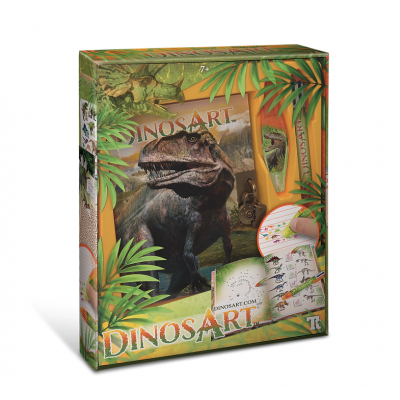 DIARIO SEGRETO dinosauri DINOSART con penne speciali SET kit artistico CREATIVO età 7+ NEBULOUS STARS - 1