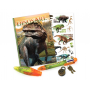 DIARIO SEGRETO dinosauri DINOSART con penne speciali SET kit artistico CREATIVO età 7+ NEBULOUS STARS - 5