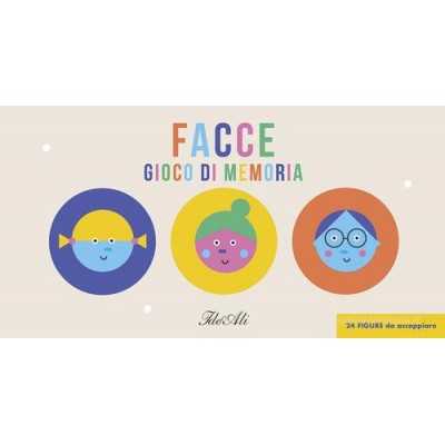 FACCE gioco di memoria IDEEALI edizione a colori 24 COPPIE età 3+ IDEEALI - 1