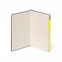TACCUINO a righe GIALLO NEON medio LEGAMI con elastico 13X21 CM notebook Legami - 1