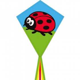 AQUILONE kite MONOFILO single line ECOLINE kids EDDY LADYBUG 70 CM diamond INVENTO HQ età 5+ Invento HQ - 1