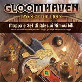 SET DI ADESIVI rimovibili per GLOOMHAVEN jaws of the lion IN ITALIANO vinile ASMODEE età 14+ Asmodee - 1