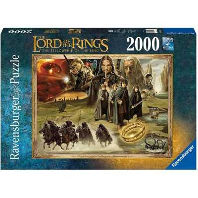 PUZZLE ravensburger SIGNORE DEGLI ANELLI originale 2000 PEZZI 98 x 75 cm Ravensburger - 1