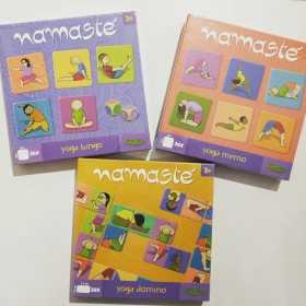 NAMASTE BUNDLE 3X2 Creativamente 3 giochi yoga MEMO + BINGO + DOMINO Creativamente - 1
