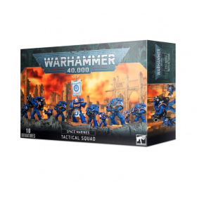 TACTICAL SQUAD set di 10 miniature SPACE MARINES warhammer 40k CITADEL età 12+