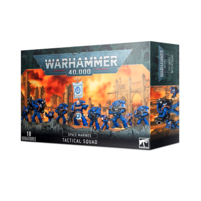 TACTICAL SQUAD set di 10 miniature SPACE MARINES warhammer 40k CITADEL età 12+ Games Workshop - 1