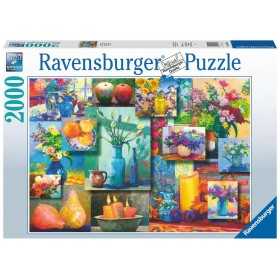PUZZLE ravensburger ARTE QUOTIDIANA originale 2000 PEZZI softclick 98 X 75 CM