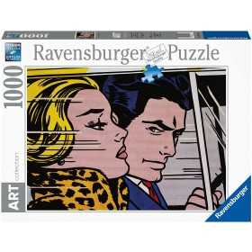PUZZLE ravensburger ROY LICHTENSTEIN art collection 1000 PEZZI in the car 70 X 50 CM