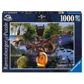 PUZZLE ravensburger JURASSIC PARK softclick 1000 PEZZI original 70 X 50 CM