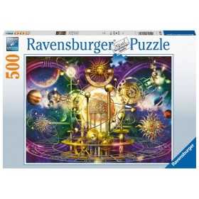 PUZZLE ravensburger SISTEMA SOLARE DORATO softclick 500 PEZZI originale 49 X 36 CM