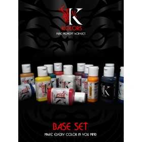 KIMERA KOLORS scatola base PURE PIGMENT ACRYLICS set di 13 + 1 boccette COLORE pigmento puro PEGASO MODELS età 14+ pegaso models