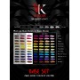 KIMERA KOLORS scatola base PURE PIGMENT ACRYLICS set di 13 + 1 boccette COLORE pigmento puro PEGASO MODELS età 14+ pegaso models