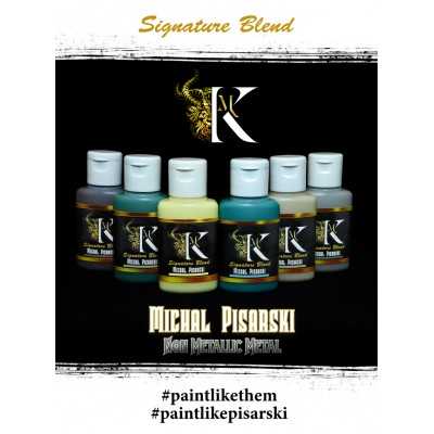 KIMERA KOLORS signature blend MICHAL PISARSKI non metallic metal PEGASO MODELS set di 6 boccette di COLORE età 14+ pegaso models