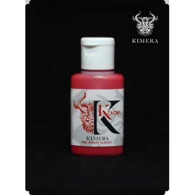 THE RED boccetto singolo di colore KIMERA KOLORS pigmento puro PURE PIGMENT ACRYLICS pegaso models KMP-006 età 14+ pegaso models