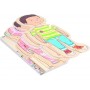 PUZZLE IN LEGNO 5 livelli CORPO UMANO età 4+ BAMBINO Beleduc Beleduc - 4