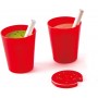 SMOOTHIE BLENDER frullatore HAPE gioco di imitazione IN LEGNO 12 pezzi E3158 frullati di frutta FRAPPE' età 3+ Hape - 4