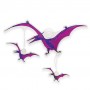 ADESIVI PER FINESTRE DA DECORARE acchiappasole DINOSAURI kit artistico DINOSART suncatchers CREATIVO età 7+ DINOSART - 9