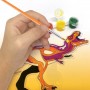 ADESIVI PER FINESTRE DA DECORARE acchiappasole DINOSAURI kit artistico DINOSART suncatchers CREATIVO età 7+ DINOSART - 5