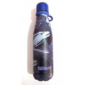 BORRACCIA in acciaio inox 304 SEVEN bottle TENUTA STAGNA 500 ml BLU FANTASIA caldo e freddo SEVEN - 1