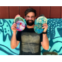 WINGMAN disco volante WABOBA frisbee SEA-WEET portatile ARTIST SERIES età 6+ WABOBA - 2