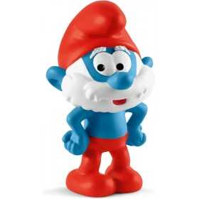 GRANDE PUFFO i puffi THE SMURFS originali SCHLEICH miniature in resina 20814 età 3+ Schleich - 1