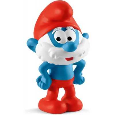 GRANDE PUFFO i puffi THE SMURFS originali SCHLEICH miniature in resina 20814 età 3+ Schleich - 1