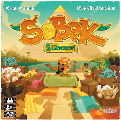 SOBEK gioco da tavolo 2 GIOCATORI playagame edizioni IN ITALIANO tessere NUOVA VERSIONE età 10+ Playa Game Edizoni - 1