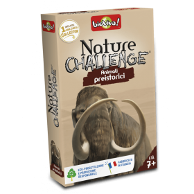 ANIMALI PREISTORICI mazzo di carte NATURE CHALLENGE bioviva IN ITALIANO età 7+ Bioviva - 1