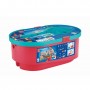 QUADRILLA stack TRACK BUCKET SET con 90 pezzi HAPE in legno e plastica CON BIGLIE IN VETRO età 4+ Hape - 5