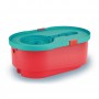 QUADRILLA stack TRACK BUCKET SET con 90 pezzi HAPE in legno e plastica CON BIGLIE IN VETRO età 4+ Hape - 6