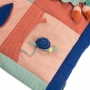 TAPPETO ATTIVITA' morbido GRANDE colori tenui POMME DES BOIS inserti sensoriali MOULIN ROTY età 0 mesi + Moulin Roty - 3
