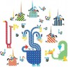 Adesivi attaccastacca dei DRAGONI - DJECO 21 stickers DD04522