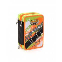 ASTUCCIO SEVEN 3 ZIP HIP HOP 3 scomparti super accessoriato INNOVATION LAB 7.1