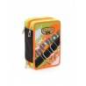 ASTUCCIO SEVEN 3 ZIP HIP HOP 3 scomparti super accessoriato INNOVATION LAB 7.1