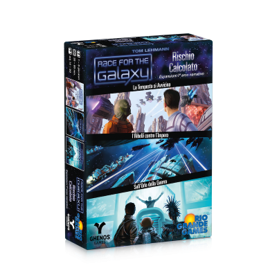 RISCHIO CALCOLATO espansioni per RACE FOR THE GALAXY compatibile con la seconda edizione GHENOS GAMES età 12+ Ghenos Games - 1