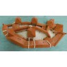 CASTELLO DI CHILLON Svizzera kit di modellismo Aedes Ars 1012 mattoni ceramica