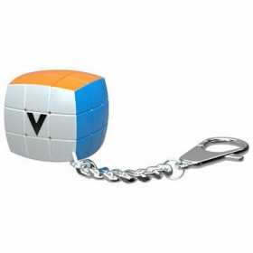 PORTACHIAVI a forma di CUBO DI RUBIK 3X3 BOMBATO rompicapo V-CUBE v cube GIOCO età 6+ V-CUBE - 1