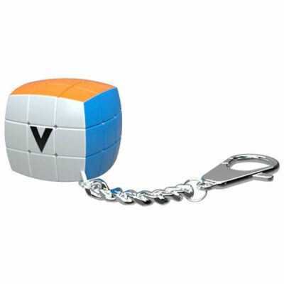 PORTACHIAVI a forma di CUBO DI RUBIK 3X3 BOMBATO rompicapo V-CUBE v cube GIOCO età 6+ V-CUBE - 1