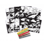 QUADRI DI VELLUTO dinosauri KIT ARTISTICO creativo DINOSART età 7+ DINOSART - 4