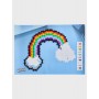 MINI BASIC plus plus PUZZLE BY NUMBER mosaico RAINBOW con 500 pezzi ARCOBALENO età 5+ Plusplus - 4