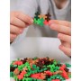 TUBO da 100 pezzi MINI BASIC plus plus JUNGLE giungla COSTRUZIONI età 5+ Plusplus - 4