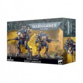 KNIGHT ARMIGERS Cavalieri imperiali 2 miniature Armigeri Warhammer 40000