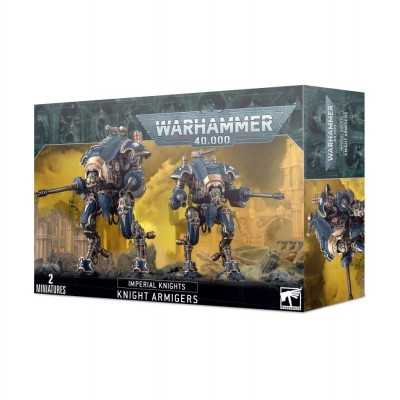 KNIGHT ARMIGERS Cavalieri imperiali 2 miniature Armigeri Warhammer 40000 Games Workshop - 1