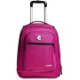 TROLLEY BUMP PLAIN invicta TINTA UNITA seven ROSA da 37 litri 3 IN 1 zaino scuola Invicta - 1