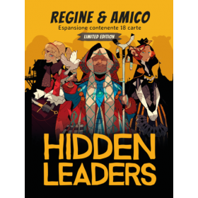 REGINE & AMICO espansione di 18 carte per HIDDEN LEADERS limited edition IN ITALIANO Little Rocket Games - 1